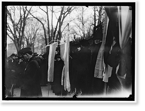Vintage Portrait - White House - Woman Suffrage - Historic Wall Art Gift