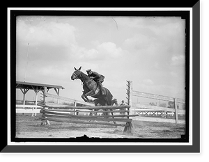 Historic Framed Print, HORSE SHOWS. HORSE SHOW GROUNDS - 3,  17-7/8" x 21-7/8"