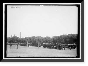 Historic Framed Print, DISTRICT PUBLIC SCHOOLS. HIGH SCHOOL CADETS ON ELLIPSE - 2,  17-7/8" x 21-7/8"