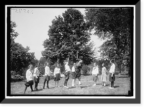 YOUNG WOMEN'S CHRISTIAN ASSOCIATION. SCENES AT Y.W.C.A. CAMP - 2 Classic, Historic Print