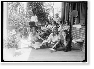 Antique Portrait - Young Women'S Christian Association