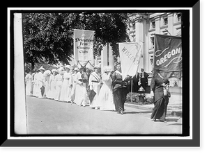 Historic Portrait - Woman Suffrage Group at Treasury