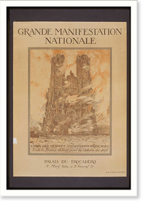Grande Manifestation Nationale, Vintage Print