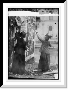 Mrs. Susan Fitsgerald and R-Miss Louise Hall, Vintage Print
