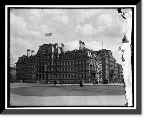Historic Portrait - State, War & Navy building - Historic Wall Art Gift