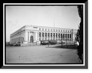 Historic Framed Print, [City Post Office],  17-7/8" x 21-7/8"