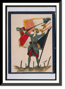 Historic Framed Print, [Vive la France!],  17-7/8" x 21-7/8"