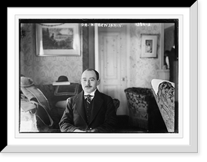 Historic Framed Print, Dr. H. Benjamin,  17-7/8" x 21-7/8"