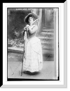 Historic Framed Print, Emma Lucy Gates,  17-7/8" x 21-7/8"