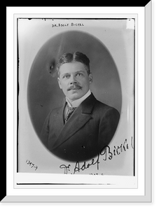 Historic Framed Print, Dr. Adolf Bickel,  17-7/8" x 21-7/8"