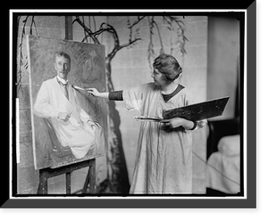 Historic Framed Print, CRITCHER, C., MISS,  17-7/8" x 21-7/8"