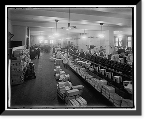 Historic Framed Print, GOVERNMENT PRINTING OFFICE. BINDING,  17-7/8" x 21-7/8"