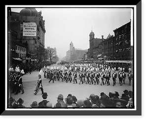 Historic Framed Print, Wilson Inaugural parade - 2,  17-7/8" x 21-7/8"