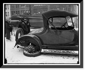 Historic Framed Print, DAVIS, W.J. DOCTOR DISABLED AUTO,  17-7/8" x 21-7/8"