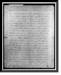 Historic Framed Print, NEW YORK TIMES. 1835 LETTER - 4,  17-7/8" x 21-7/8"