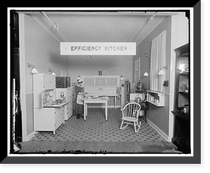 Antique Portrait - Woodward and Lothrop. Kitchen