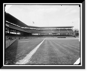 Historic Framed Print, WASHINGTON BASEBALL GRAND STAND - 2,  17-7/8" x 21-7/8"