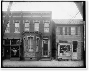 Vintage Portrait - Jolson, Al. Al Jolson'S Parents' House, 4 1/2 St, Nw