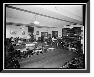 Historic Portrait - Mount Vernon - Seminary. Interior