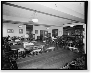 Historic Portrait - Mount Vernon - Seminary. Interior