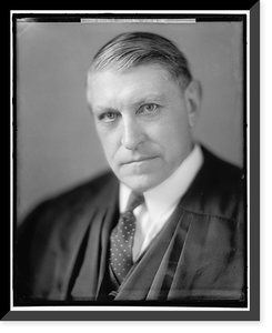 Antique Portrait - Roberts, Owen. Justice - Vintage Home Decor Print