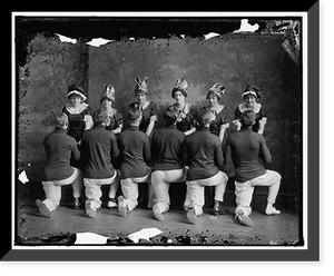 UNIDENTIFIED GROUP FROM DANCE OR PLAY #130, Vintage Wall Art