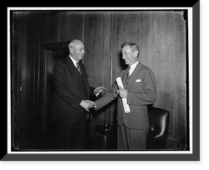 New Assistant Att'y General. Washington, D.C., March 15. Sam E. Whitaker, Chattanooga, Tenn., is being congratulated by Attorney General Homer S, Antique Wall Art