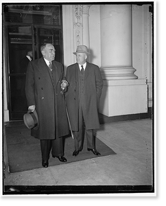 Antique Portrait - Washington DC - After White House sit-down strike