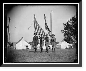 Historic Framed Print, Boy Scouts - 6,  17-7/8" x 21-7/8"