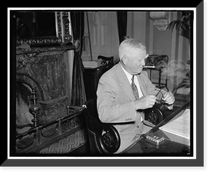V.P. back on job. Washington D.C. July 20. Appearing well rested from a vacation at his Texas home, Vice President Garner resumed his duties as presiding officer of the Senate today. Antique Wall A