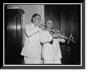 Politics forgotten. Washington D.C. Aug 21. Past political battles were forgotten tonight for Speaker Bankhead and Rep. Paul J, Antique Wall Art