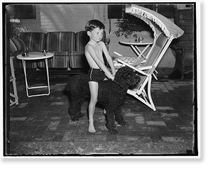 Vintage Portrait - Five year old Tyler Abell - Great Gift for History Buffs