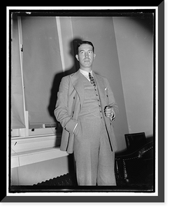 Historic Framed Print, Rep. Estes Kefaufer - 2,  17-7/8" x 21-7/8"