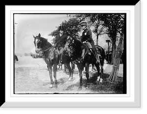 Historic Framed Print, T.R. in France,  17-7/8" x 21-7/8"