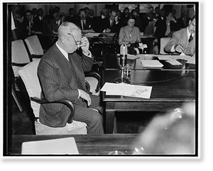 Historic Portrait - Washington DC - First witness as Monopoly Committee
