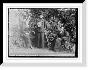 Historic Framed Print, Queen Alexandra & sisters,  17-7/8" x 21-7/8"