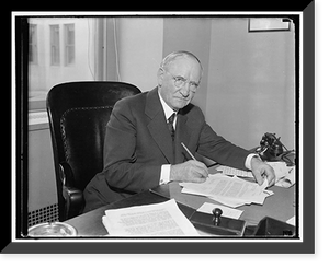 Historic Framed Print, Col. O.F. Ohlson, Time,  17-7/8" x 21-7/8"