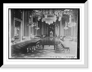 Historic Framed Print, Throne room, Buckingham Palace,  17-7/8" x 21-7/8"