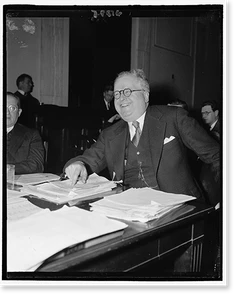Antique Portrait - Informal photo of Henry F. Grady, Asst. Secy, 1940