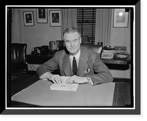 Historic Framed Print, John Logan. Hatchery Tribune, Mr. Morris, Ill. Att. Mr. Haube[?] ordered by Mr. Butler,  17-7/8" x 21-7/8"