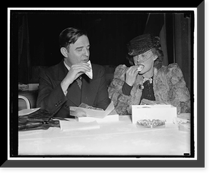 Vintage Portrait - Washington DC - Wife of Supreme Court justice enjoys