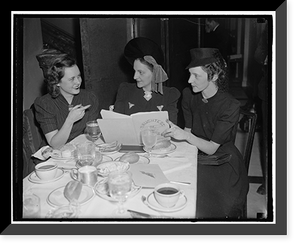 Historic Framed Print, Daughters of House members now have own club. Washington, D.C., March 13.,  17-7/8" x 21-7/8"