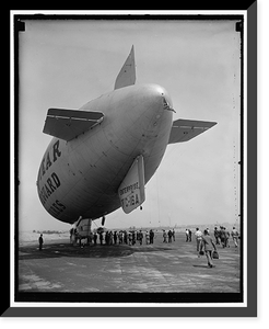 Goodyear blimp, Historic Print