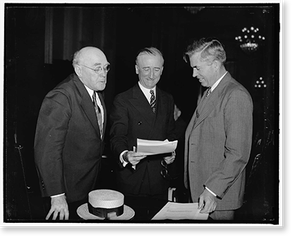 Historic Portrait - Washington DC - Secretary Wallace at Senate Banking