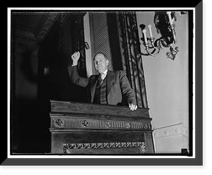 Historic Framed Print, Head of nations make-believe government. Washington, D.C., Nov. 27. Gore Hinzie, secretary to Rep. Nat Patton of Texas, has recently been elected speaker of the little congress of the United States.,  17-7/8" x 21-7/8"