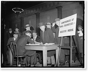 Vintage Portrait - Washington DC - Delegates to small business