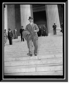 Loser in fight to disbar Justice Black. Washington, D.C., Oct. 11, Vintage Poster