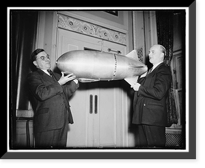 Antique Portrait - Washington DC - The new 'flying tube' airship