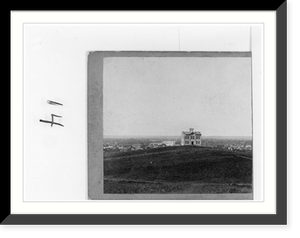 Historic Framed Print, State University, Lawrence, Kansas, 323 miles west of St. Louis, Mo.,  17-7/8" x 21-7/8"