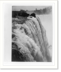 Antique Scenic Print - Niagara Falls - Horseshoe Falls, no. 3